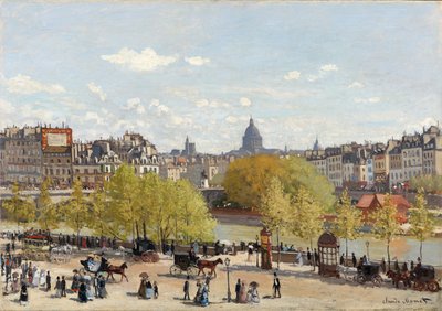 Quai du Louvre, Parijs door Claude Monet